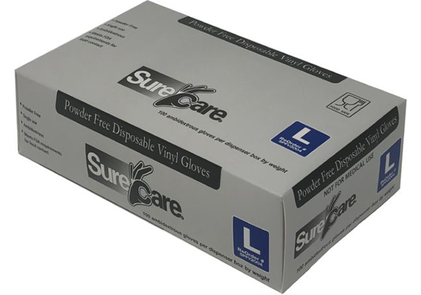 BLUE VINYL-Powder Free Food Safe General Purpose