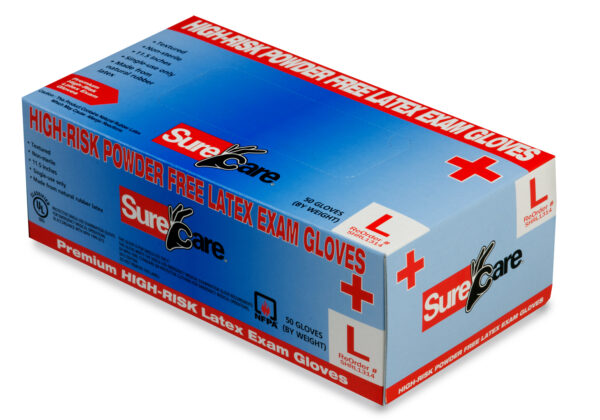Latex - 13 MIL High Risk EXAM Gloves