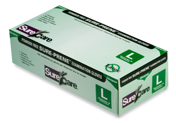 Chloroprene Powder Free Exam Gloves